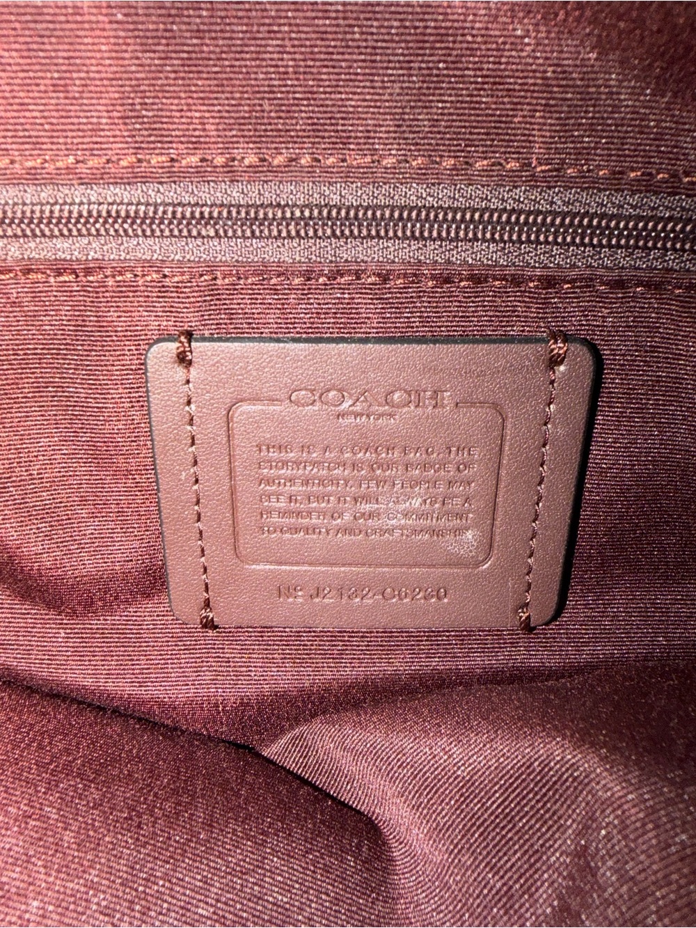 Coach Two-Tone Brown and Black Signature Satchel with Gold Hardware - Picture 4 of 11